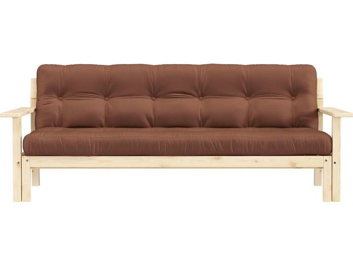 Karup Design Schlafsofa Unwind, Mit Holzstruktur, inkl. Futonmatratze, Liegefläche 130x190 cm