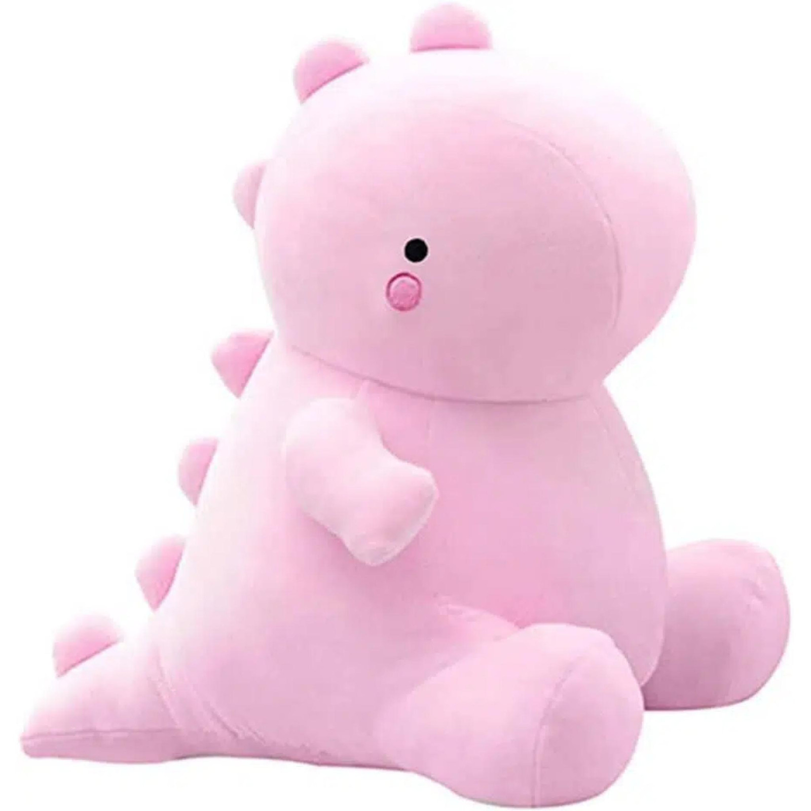 Minicee Dinosaurus knuffel, roze, 50 cm