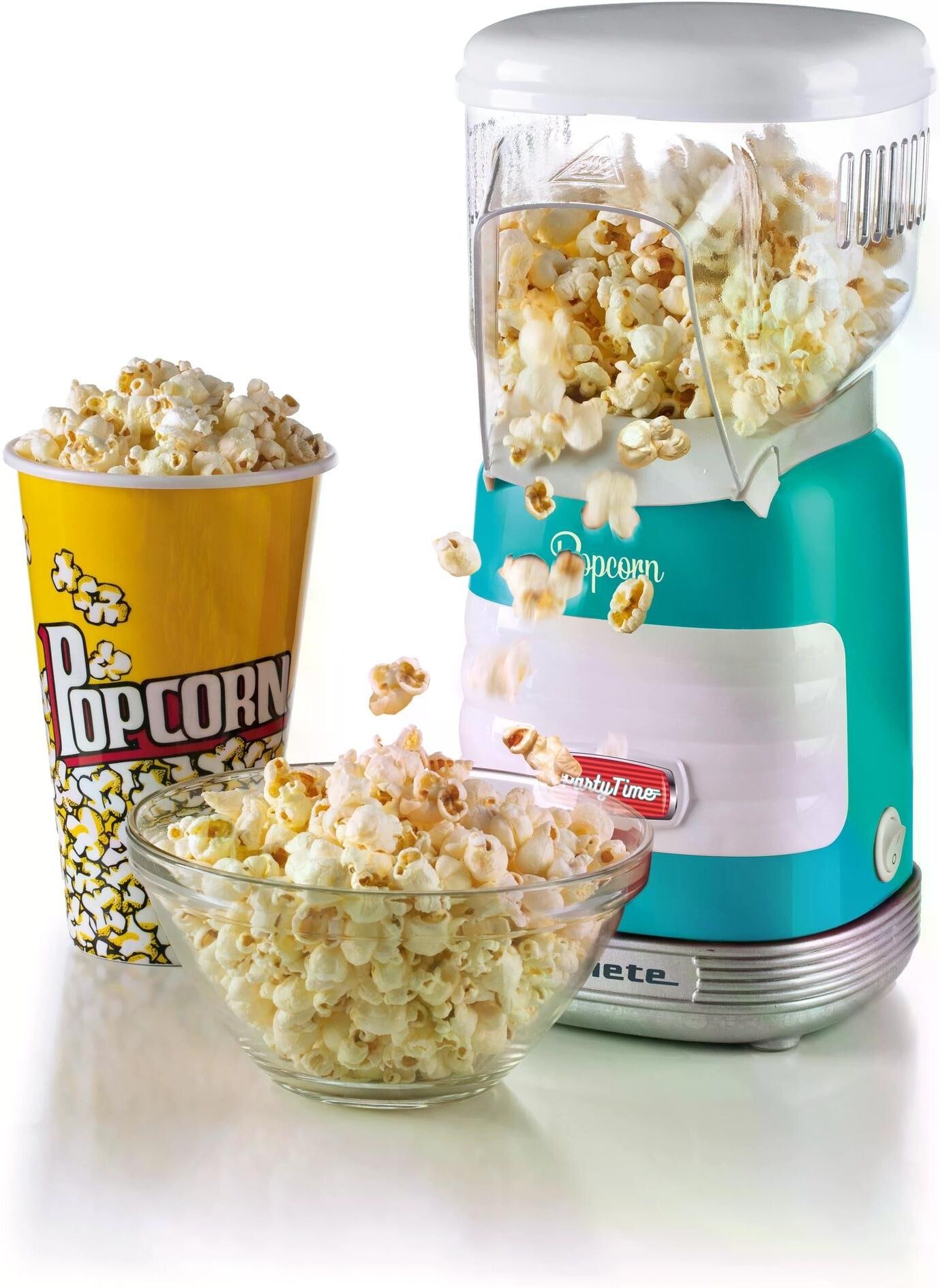 Ariete Popcornmaschine "Party Time ARI-2956-BL Blau", blau, Popcornmaschinen, Popcornmaschine blau Einheitsgröße