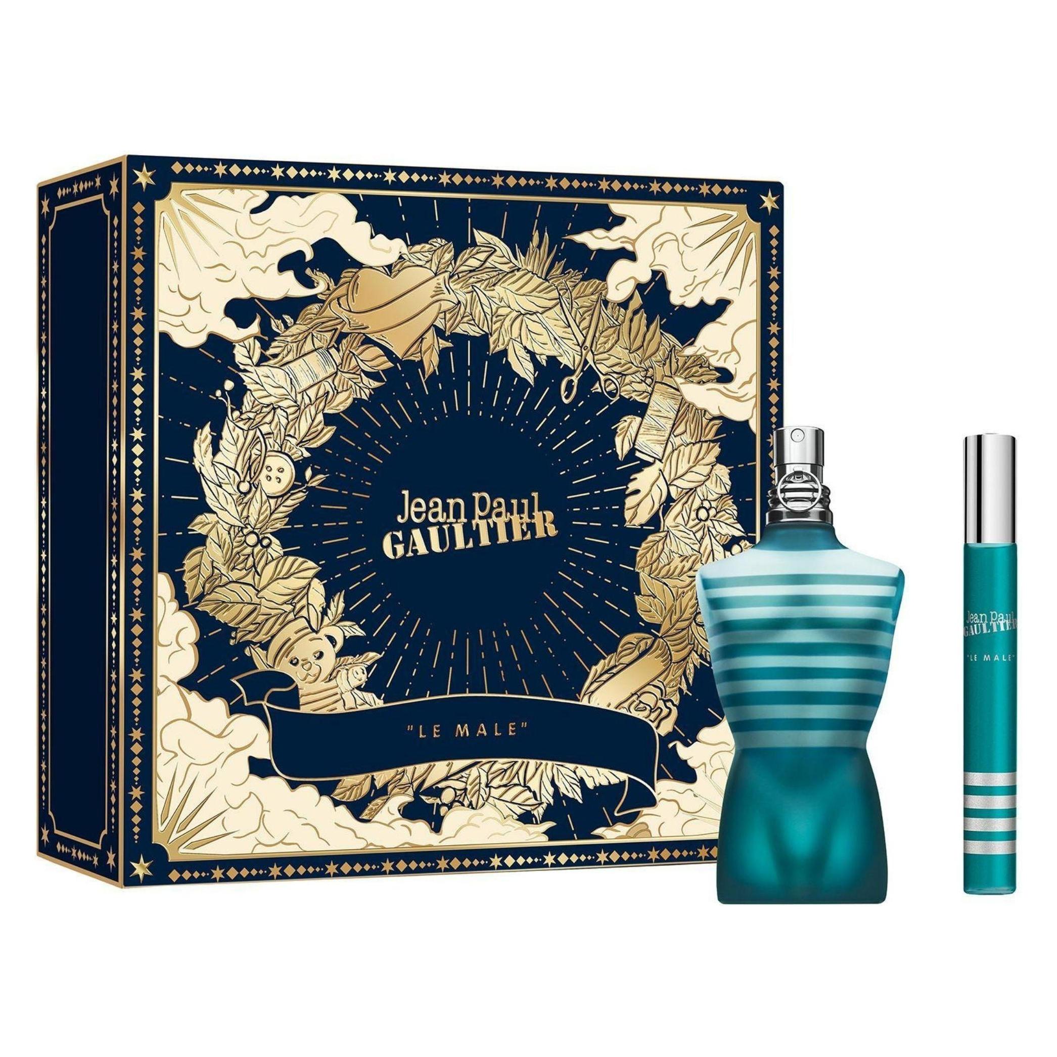 Gaultier Le Mâle Herrenparfum Eau de Toilette Geschenkset 75 ml + 10 ml Travel Spray (Parfum Set) (76125895)