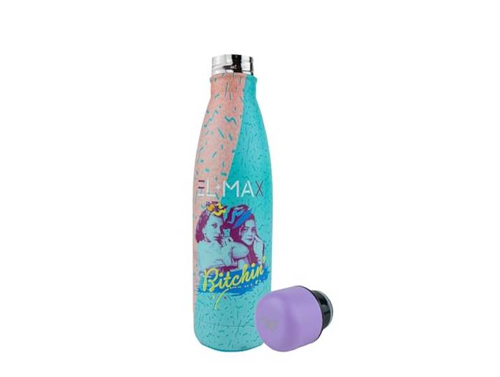 Cinereplicas Stranger Things - Gourde Isotherme Bitchin - 500ml - Licence Officielle