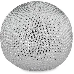 Kugel groß Perloptik silberglänzend (Ø 15,7 cm)