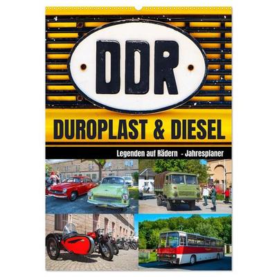 Duroplast und Diesel Legenden auf Rädern (Wandkalender 2027 DIN A2 hoch), CALVENDO Monatskalender