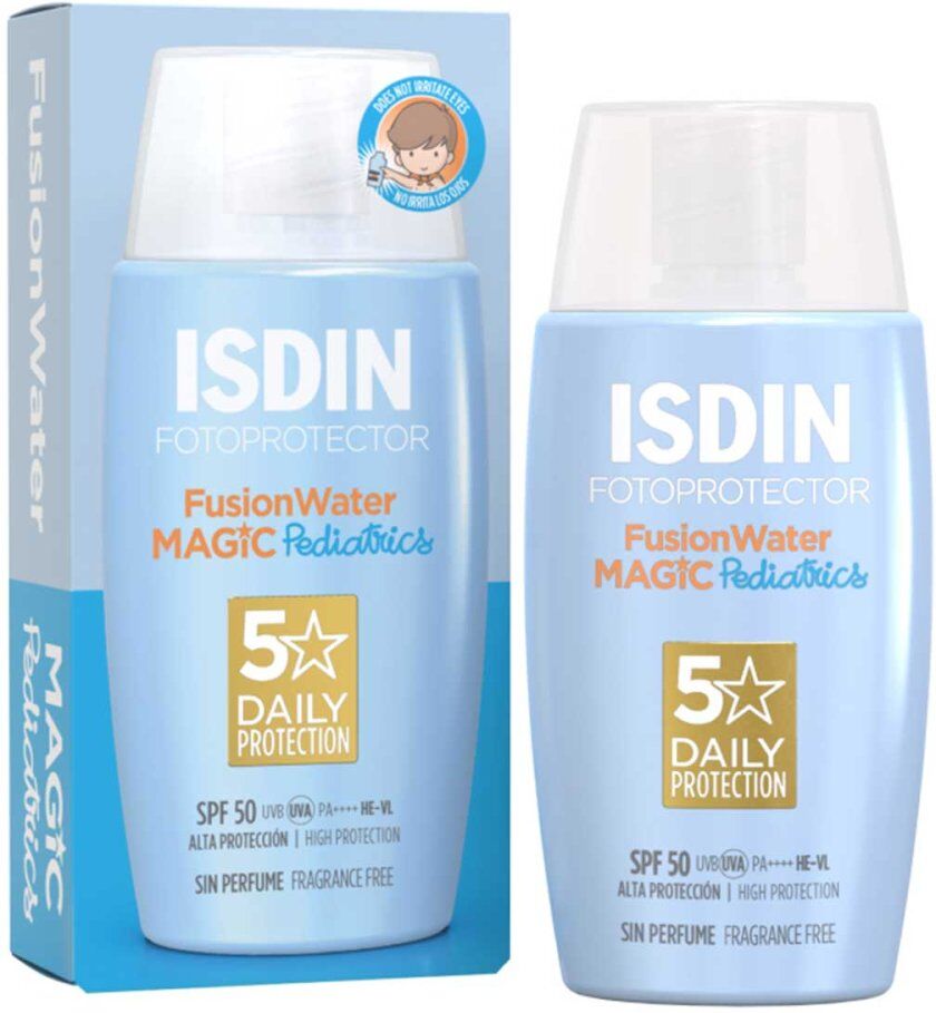 ISDIN Pediatrics FusionWater MAGIC Kinder Sonnencreme LSF 50