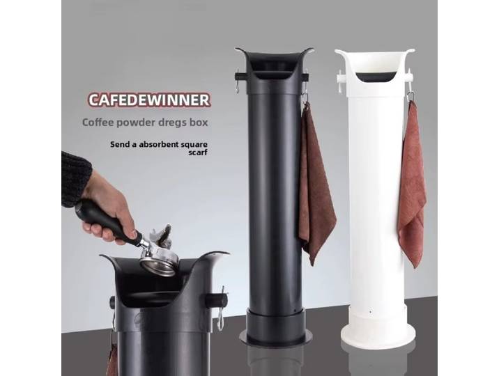 Boîte à café de grande capacité, seau à marc de café détachable Vertical, couvercle amovible, récipient de broyeur de café facile à nettoyer