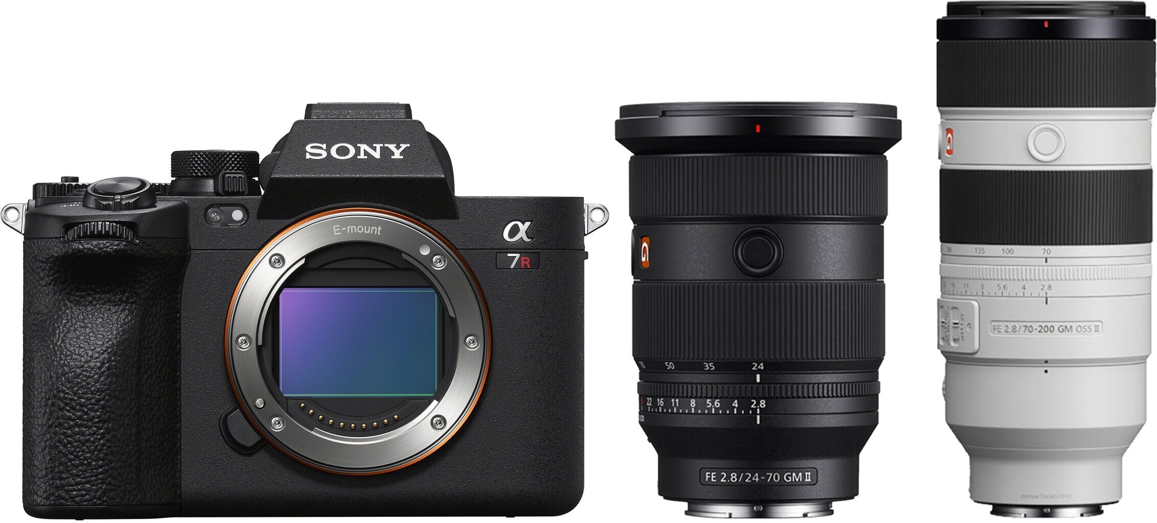 Sony Alpha 7R V (ILCE-7RM5) + SEL 24-70mm f/2.8 GM2 + SEL 70-200mm f/2.8 GM2