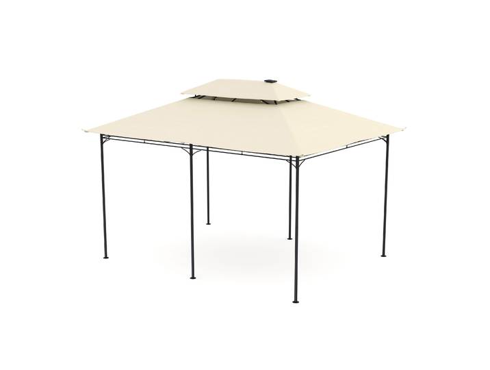 Dach Gartenpavillon LED ROYAL 4 x 3 m beige