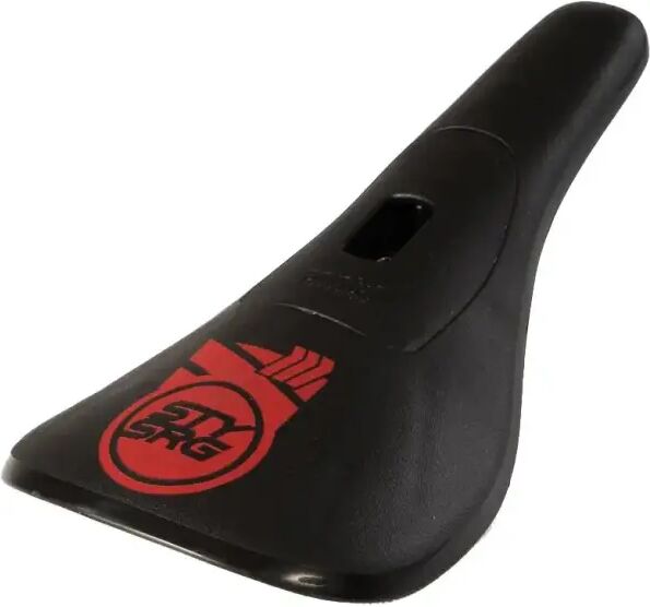 BMX Sattel Stay Strong Fast Chevron Plastic (Schwarz/Rot)