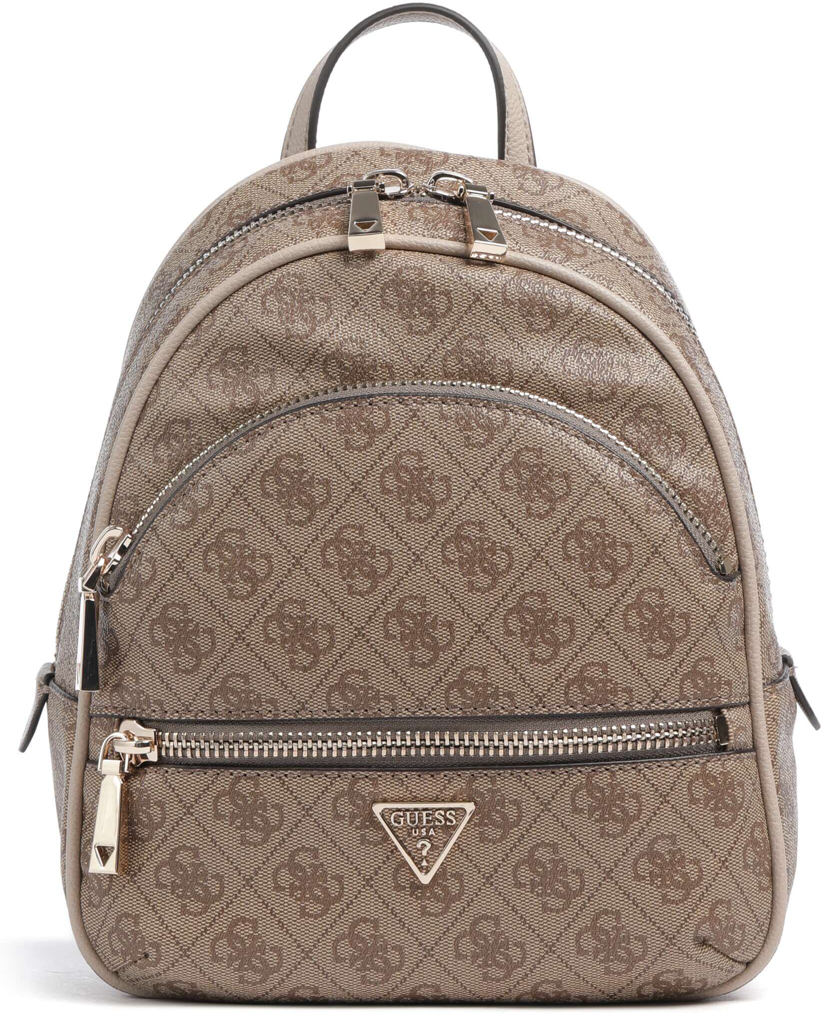 Guess Manhattan II Rucksack aus Leder, braun