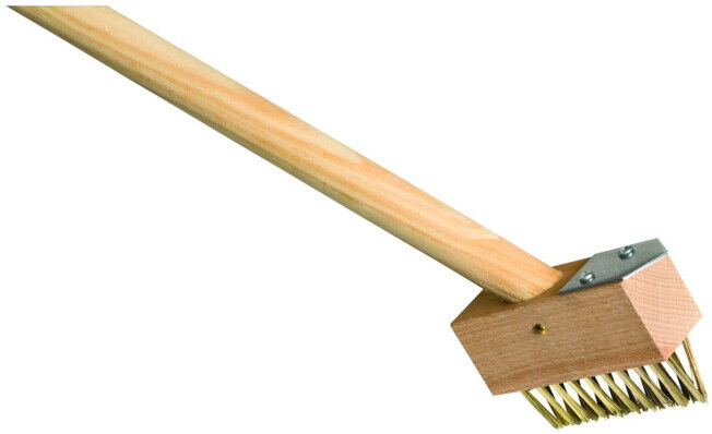 Brosse pour joints et mauvaises herbes avec poils en acier et manche long ; SHW Schmiedetechnik (55460)
