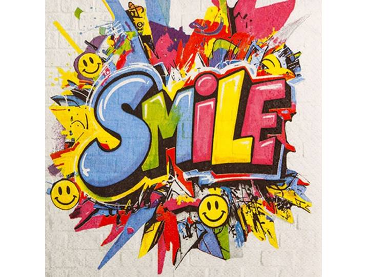 Servietten Smile