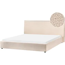 BETT mit Lattenrost 180/200 cm Beige Lavaur