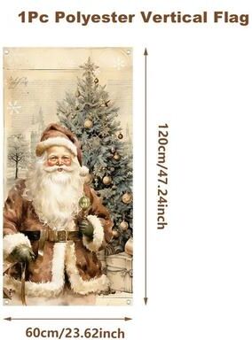 Uplift Treasures Santa Claus Christmas Door Banner Hanging Decoration 16