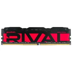 Goodram Pamięć DDR4 Rival Radiant 32GB (1*32)/3200 CL16 czerwona (1 x 32GB, 3200 MHz, DDR4-RAM, DIMM), RAM, Rot