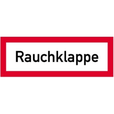 Aufkleber Rauchklappe, Folie, 297x105 mm