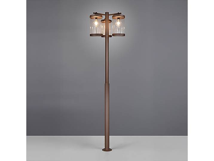 Wegeleuchte Sambesi Ø 51cm Kupfer/Grau