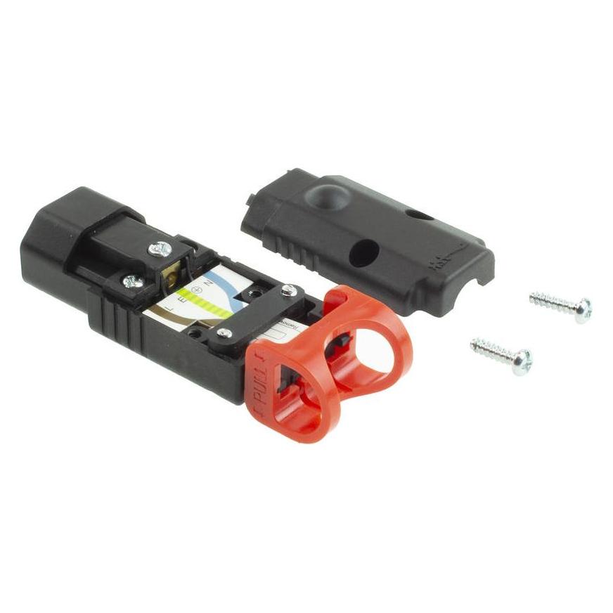 Iec Lock C13 Connector female, lockable (PA130100BK)