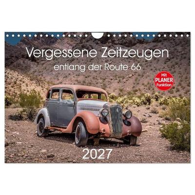 Vergessene Zeitzeugen entlang der Route 66 (Wandkalender 2027 DIN A4 quer), CALVENDO Monatskalender
