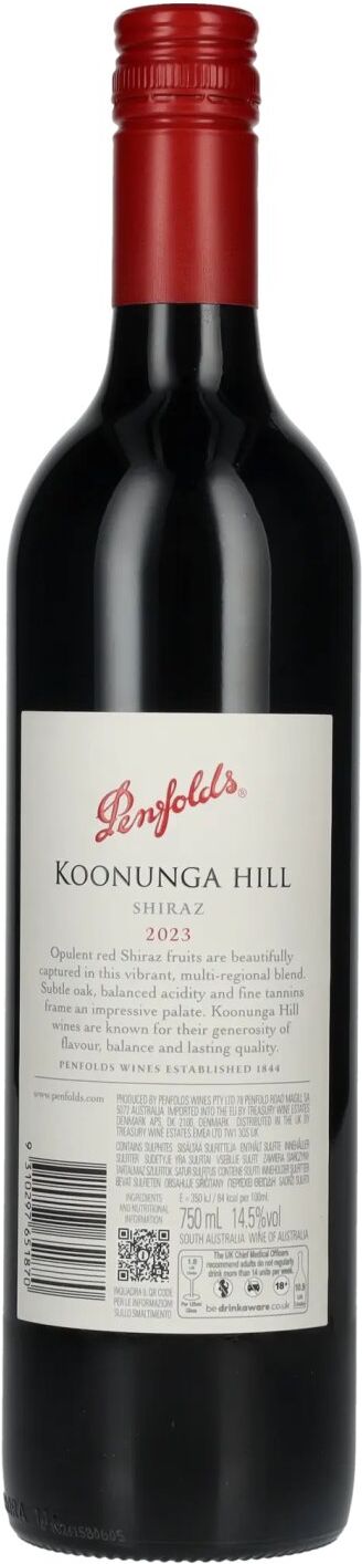 Penfolds Koonunga Hill Shiraz 2023 14,5% Vol. 0,75l