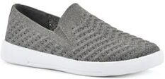 Women's White Mountain Courage Sneakers by White Mountain in Silver Fabric (Size 9 1/2 M)