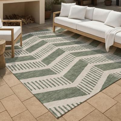 Addison Rugs Machine Washable Indoor/ Outdoor Modern Corinna Chantille Rug