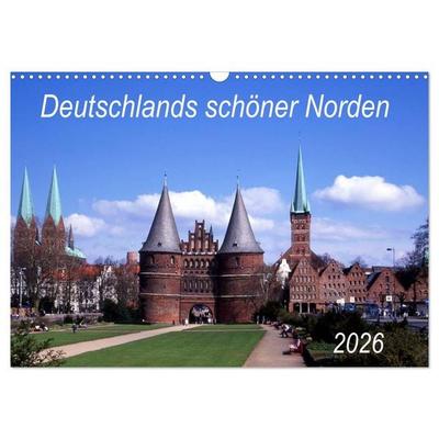 Deutschlands schöner Norden (Wandkalender 2026 DIN A3 quer), CALVENDO Monatskalender