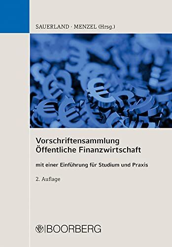 Kai Menzel - Vorschriftensammlung Öffentliche Finanzwirtschaft: mit einer Einführung für Studium und Praxis (Schnell informiert) - Preis vom 30.09.2026 09:01:18 h