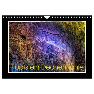 Tropfstein Dechenhöhle (Wandkalender 2027 DIN A4 quer), CALVENDO Monatskalender