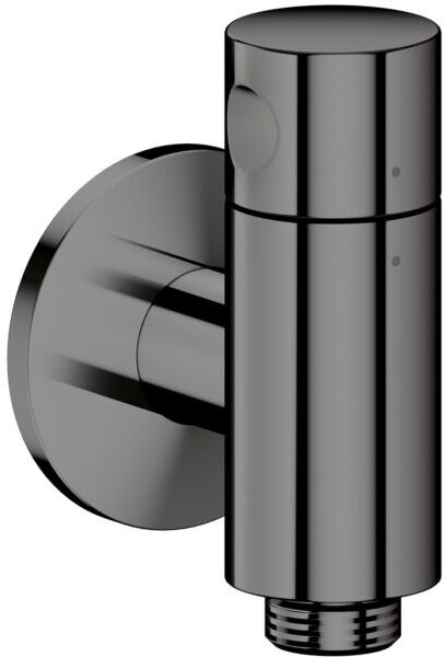 Hansgrohe AXOR One Wandanschluss Stop 48781330 mit Absperrventil, polished black chrome