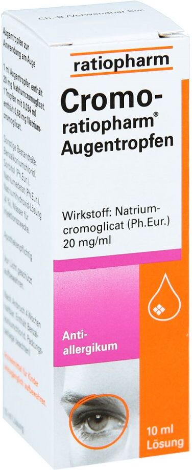 Cromo-ratiopharm Augentropfen 10ml