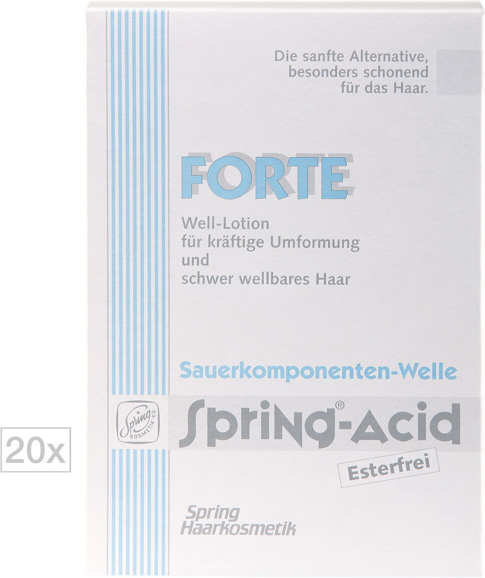 20 Stück Spring Acid Forte Set (Well-Lotion 60ml + Well-Aktivator 21ml + Fixier-Lotion 75ml)
