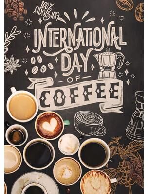 Inspire Essentials Coffee Cup Wall Art Nordic Cafe Canvas Poster Kitchen Bakery Decor 9 50x70cm No Frame