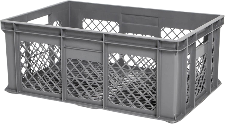 B2B Partner Kunststoff-Transportbehälter perforiert, 600 x 400 x 240 mm
