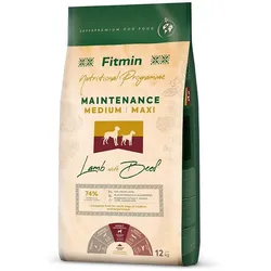 FITMIN Medium Maxi Maintenance Lamb&Beef 12kg