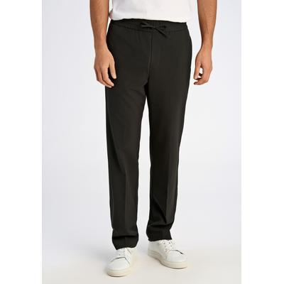 Stoffhose LINDBERGH "Freizeithose Relaxed Fit", Herren, Gr. M, schwarz, Obermaterial: 65% Polyester, 31% Viskose, 4% Elasthan, meliert, relaxed fit, Hosen Stoffhose