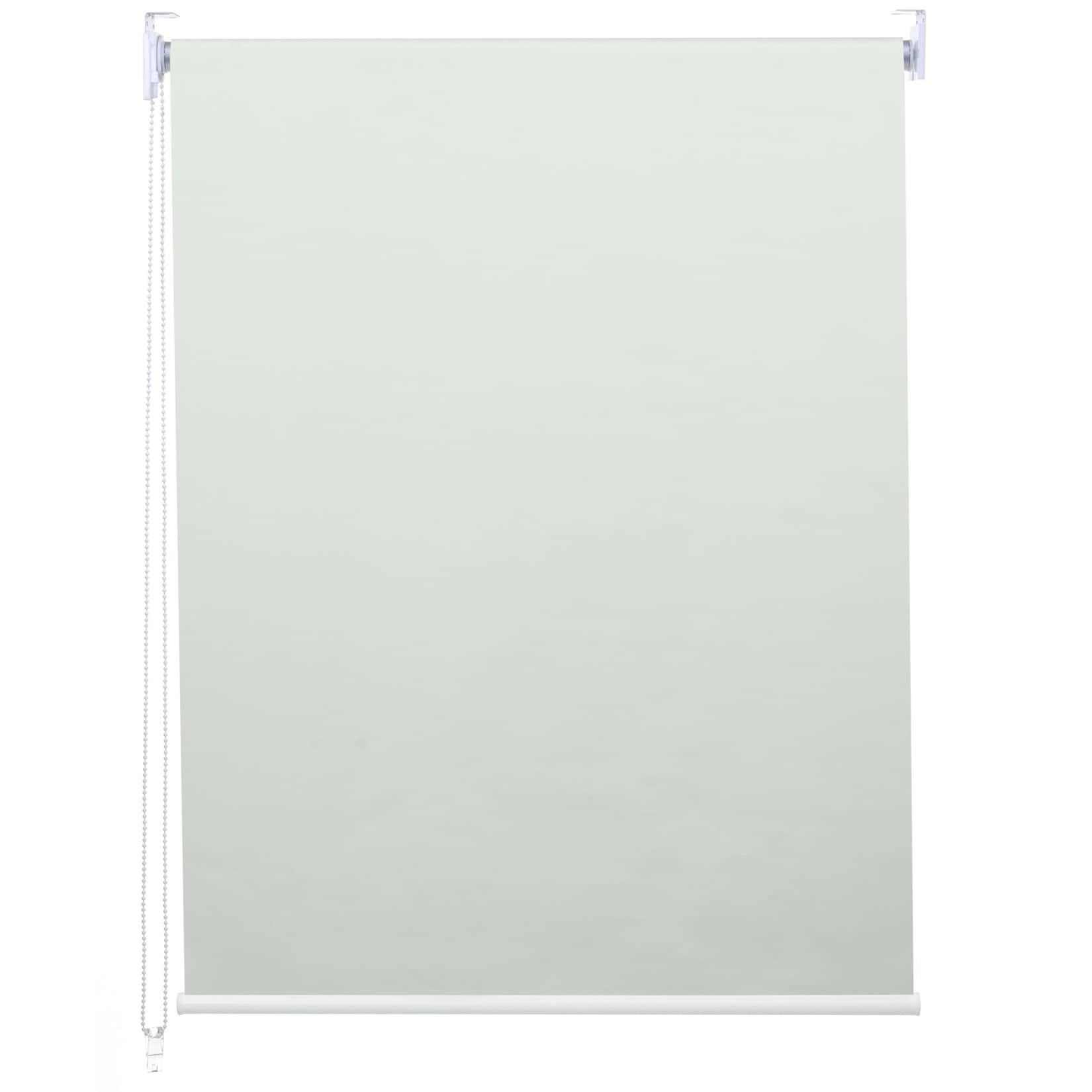 Rollo MCW-D52, Fensterrollo Seitenzugrollo Jalousie, Sonnenschutz Verdunkelung blickdicht 70x230cm ~ creme
