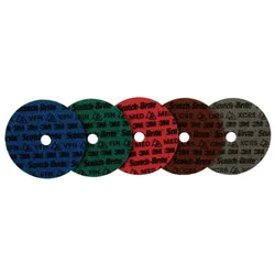 3M, Schleifmittel, Präzisions-Vliesscheibe 125mm mittel PN-DH rot/medium Bohrung 22,2m VE25 (Pack mit 25 St)