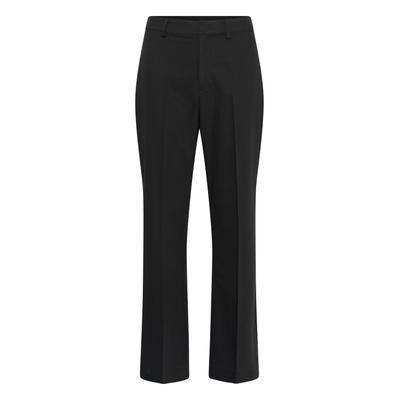 Marlene-Hose KAFFE "KAFFE Hose KAsakura", Damen, Gr. 34, Normalgrößen, schwarz (schwarz deep), Hosen