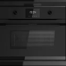Küppersbusch MattBlack Design Linie. Kompakt Mikrowellen-Backofen mit ökotherm® und 8 Funktionen CBM6330.0KSM6