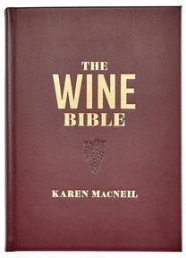 Graphic Image The Wine Bible Coffee Table Book, Leather, Burgundy