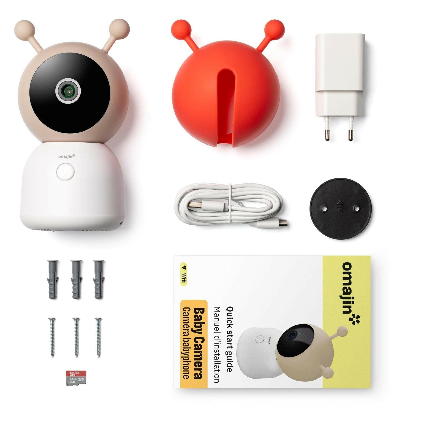 Omajin Babyphone (Babyphone mit Kamera) (OMA-OBC-01-EC)