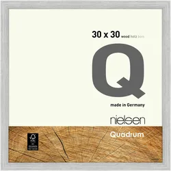 Nielsen Bilderrahmen Quadrum Holz Silber / 30 x 30