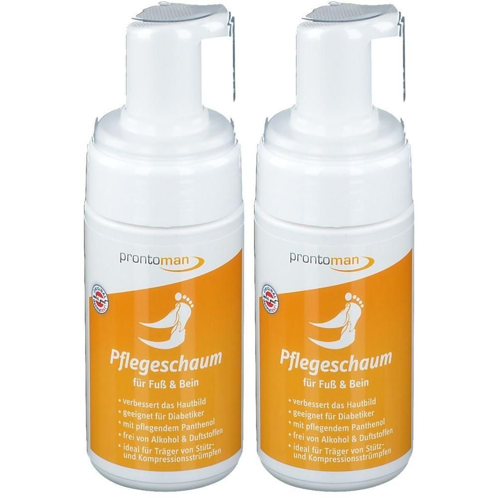 Prontoman Fußpflege Schaum 2x 2x100 ml