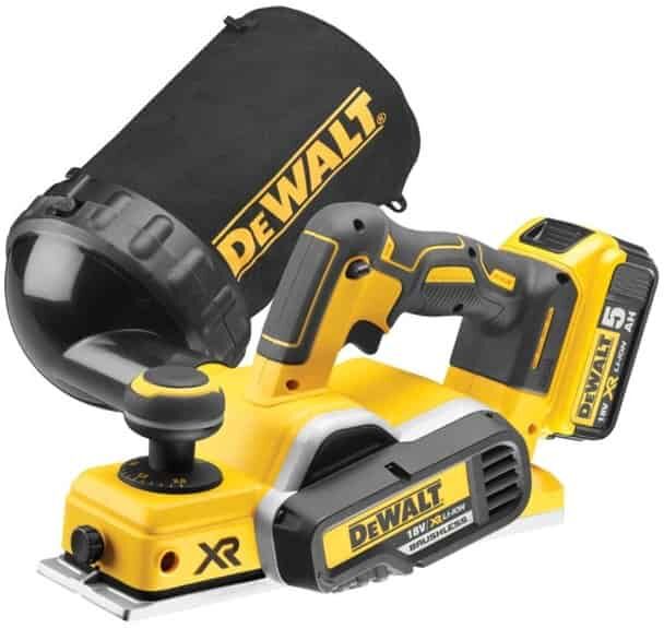 DEWALT Rabot 18V XR 82 mm 2x5 Ah - DCP580P2-QW