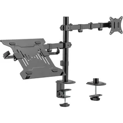 Gembird MA-DA-03 (Tisch, 32", 9 kg), Monitor Halterung, Schwarz