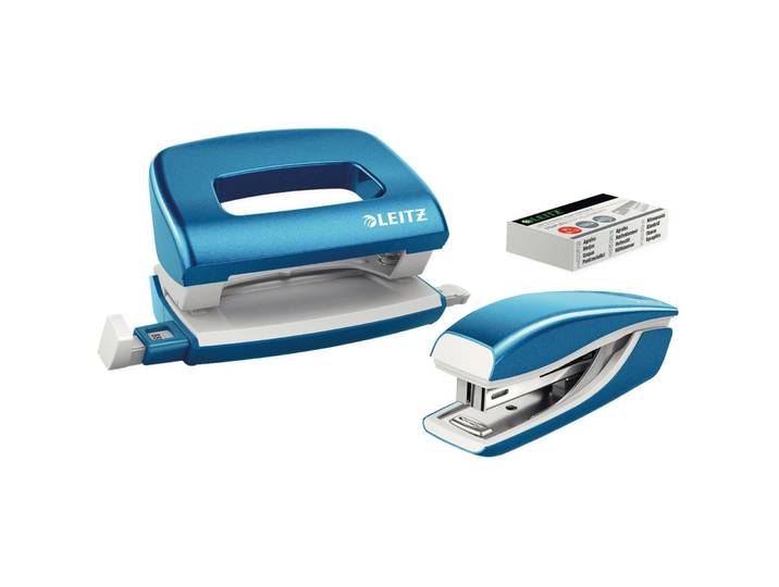 Locher & Heftgerät Leitz WOW blau - Locher