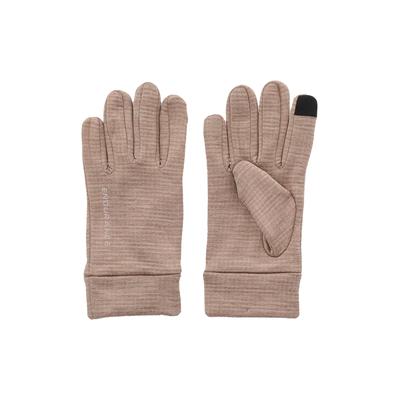 Laufhandschuhe ENDURANCE "Nevier", Damen, Gr. L, beige, 92% Polyester, 8% Elasthan, unifarben, Handschuhe, mit praktischer Quick Dry-Technologie