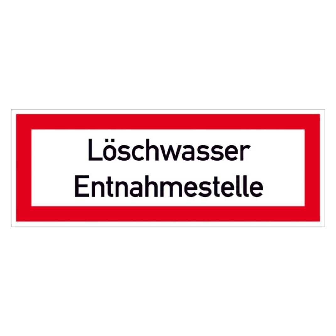 Wolk 21.2580 Hinweisschild Löschwasser Entnahmestelle Folie selbstklebend (21.2580)
