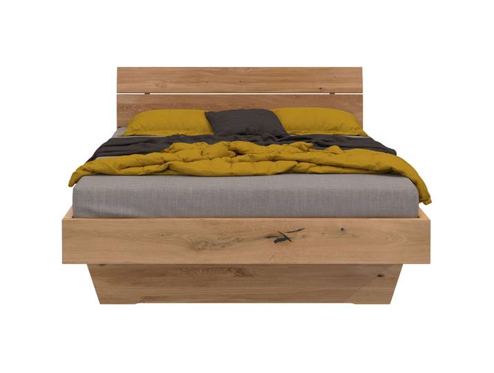 Bett Reto Natur Wildeiche 140 x 200 cm