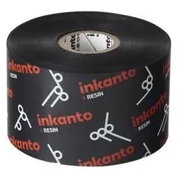 Inkanto, Beschriftungsband, Thermotransferband Harz (5.50 cm, Schwarz, Schwarz)